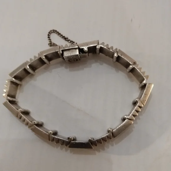 Antonio Pineda Silver 970 Taxco Mexico Bracelet Vtg